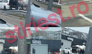 Pericol de explozie în parcarea unui centru comercial, unde o stație GPL încarcă butelii! ISU Vaslui n-a mai făcut controale de un an și jumătate -VIDEO