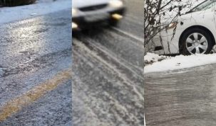 Ambulanță cu pacienți la dializă, ieșită în șanț din cauza poleiului, la Văleni – stiriest.ro