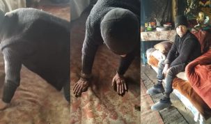 Șeful DGASPC habar nu are de dramele sociale din județ. Un bătrân paralizat din Ghermănești se târăște pe jos ca să supraviețuiască