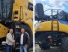 Frații Ursu bagă sute de mii de euro în agricultură! Au cumpărat una din cele mai puternice combine. Utilajul uriaș, nou-nouț, a ajuns la Fălciu
