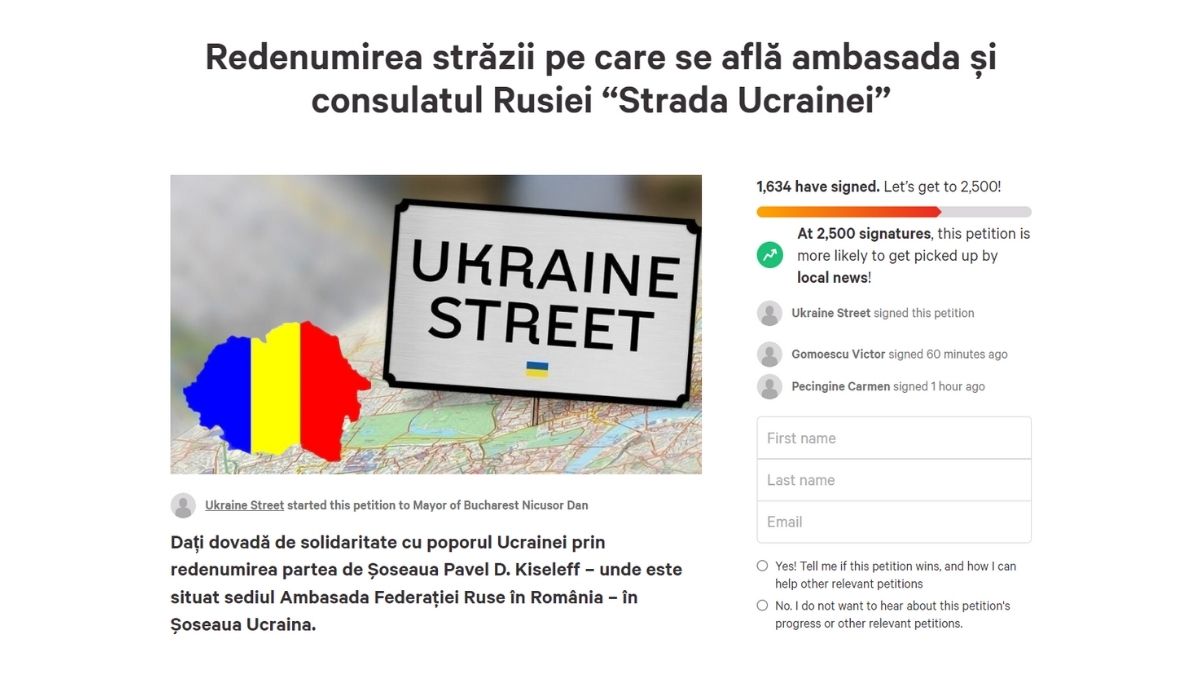 strada ucrainei
