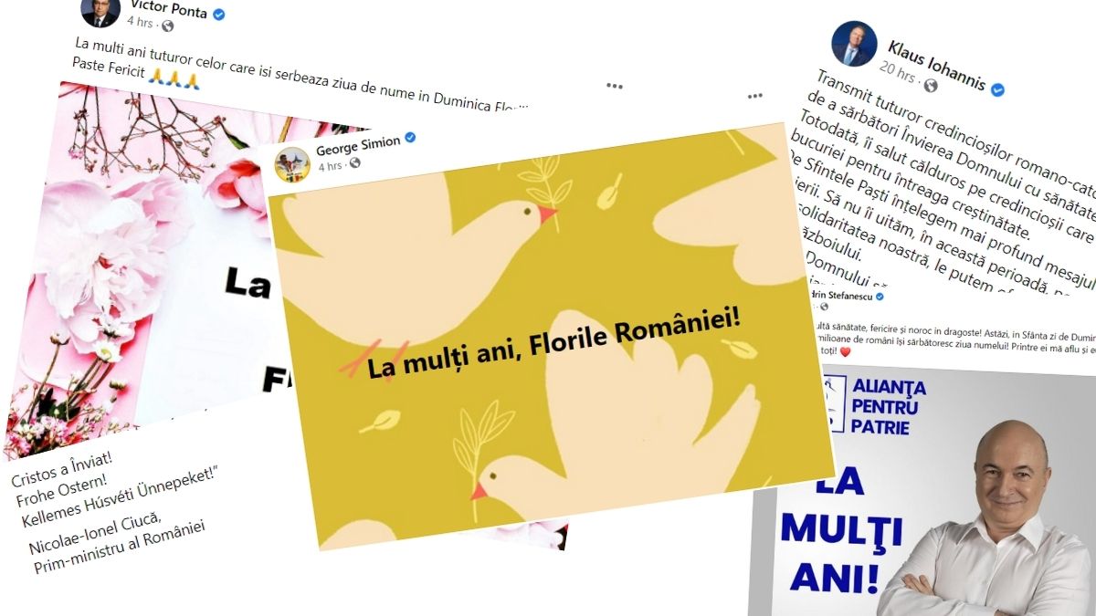Florii in 2022 politicieni