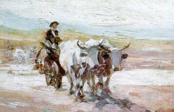 grigorescu 184 de ani carul cu boi