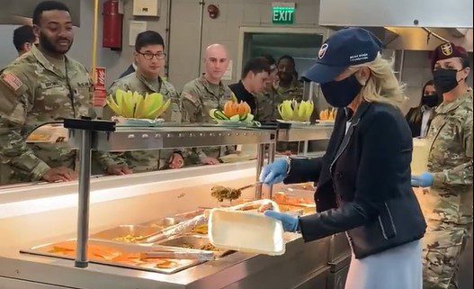 jill Biden in Romania