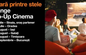 orange pop-up cinema