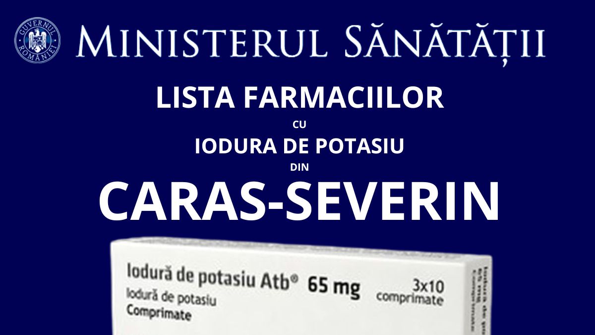 08.2022 MS. iodura de potasiu din CARAS SEVERIN