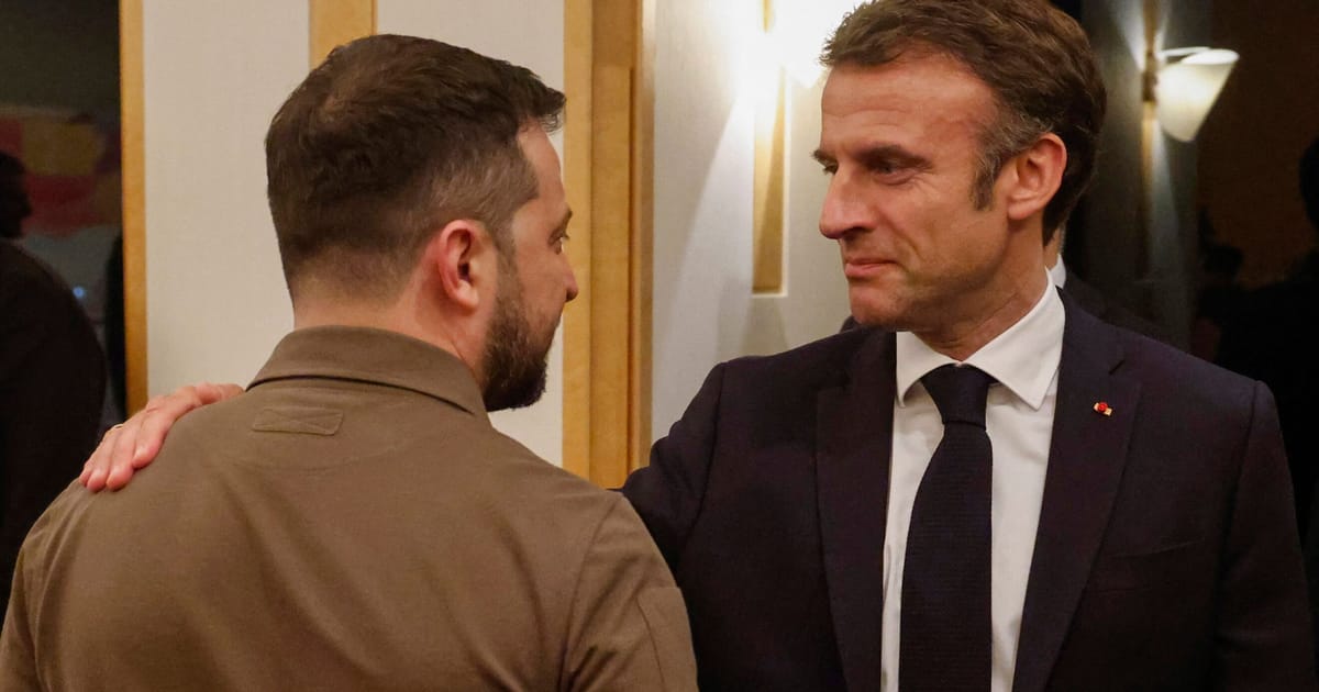 Macron spune că Ucraina ar trebui să primească garanții de securitate „puternice și tangibile” – POLITICO