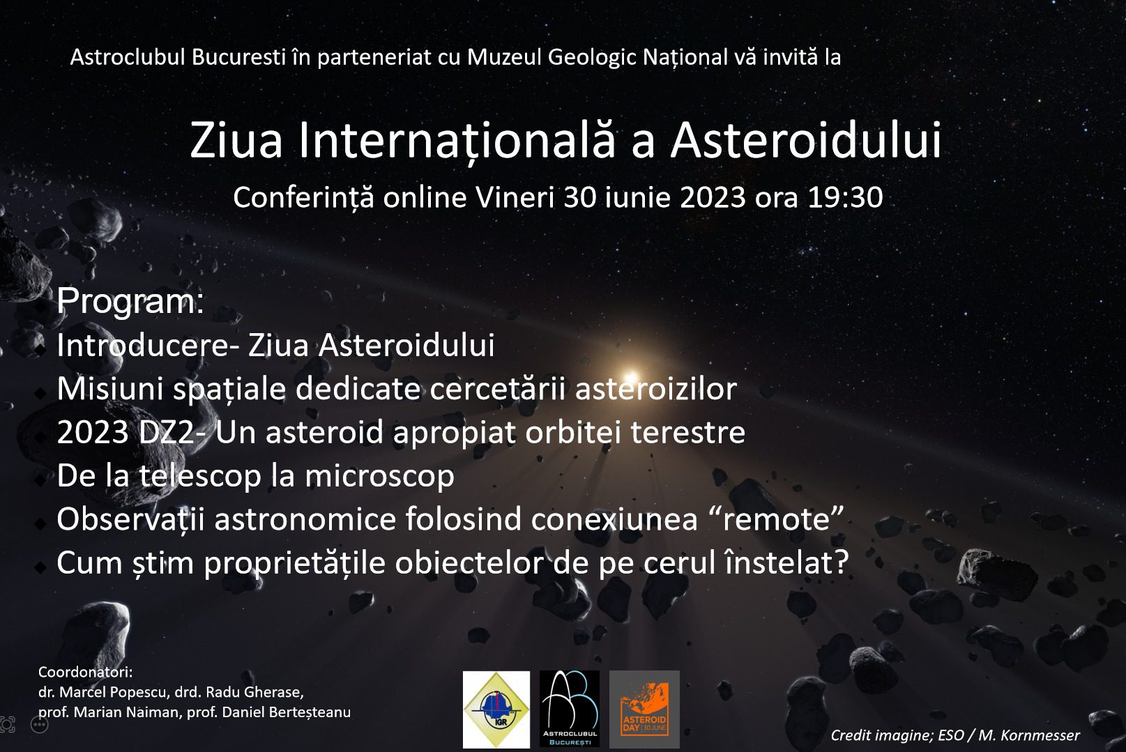 Ziua Asteroidului marcată de Astroclubul București
