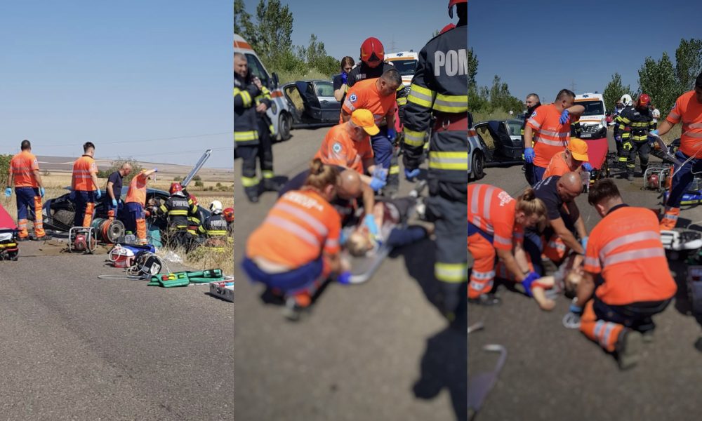 Grav accident la Băcani! Sunt șase victime- FOTO