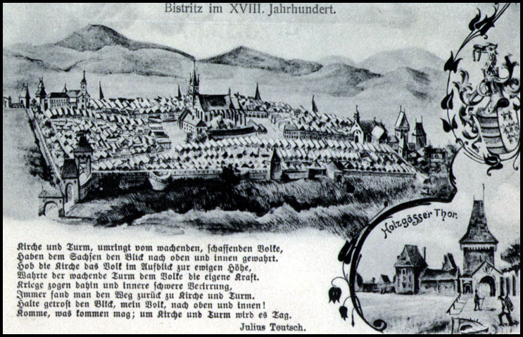 4 Octombrie 1713: Românii izgoniți din Bistrița de către magistrat pentru că "se înmulţesc printre saşi"