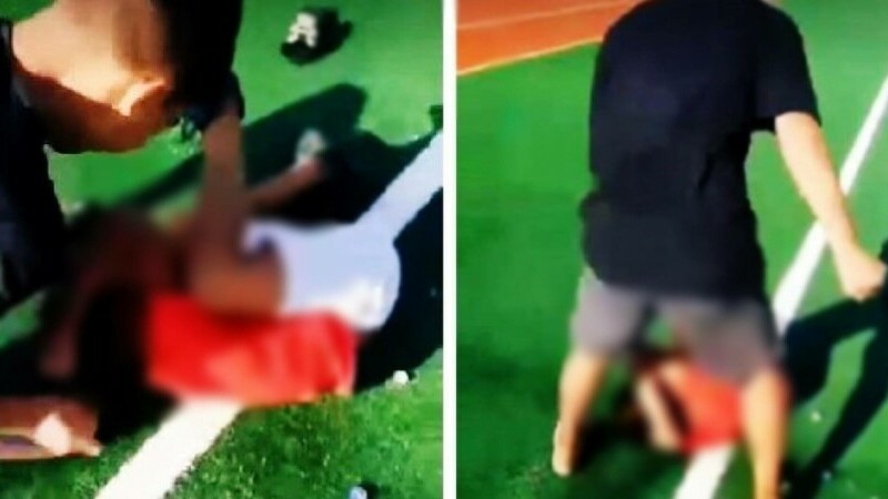 Copil bătut cu pumnii şi picioarele de tatăl unui băiat cu care se juca