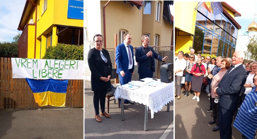 Protest al ucrainenilor din Banat! Strâng semnături pentru înlocuirea conducerii Uniunii Ucrainenilor din România!