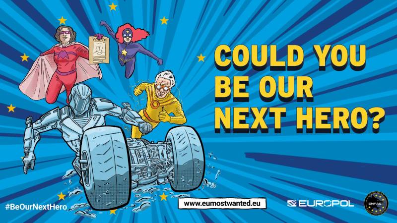 Europol and ENFAST reveal updated 2023 EU Most Wanted list