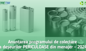 Care sunt, când și cum se pot preda legal și gratuit deșeurile periculoase din menajer