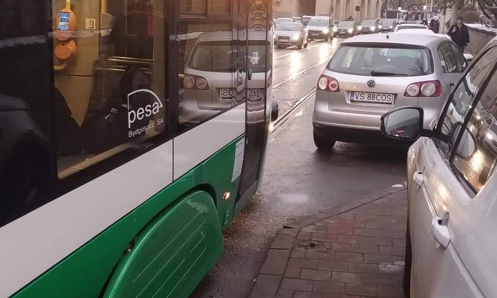 Un sofer din Vaslui a blocat tramvaiele in Iași