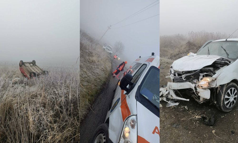 Accidente în zona Bârlad din cauza vitezei și neatenției la condițiile de trafic