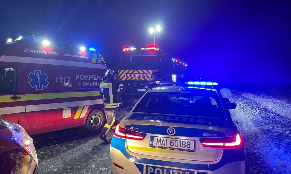 Doi copii au murit în urma unui accident! Șoferul avea cauciucuri de vară- FOTO
