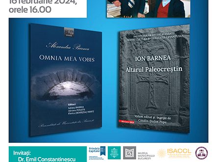 Muzeul Municipiului București vă invită la o dublă lansare de carte, vineri 16 Februarie, la orele 16, la Muzeul George Severeanu.