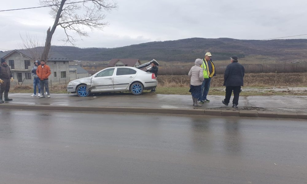 Accident rutier la Huși- FOTO
