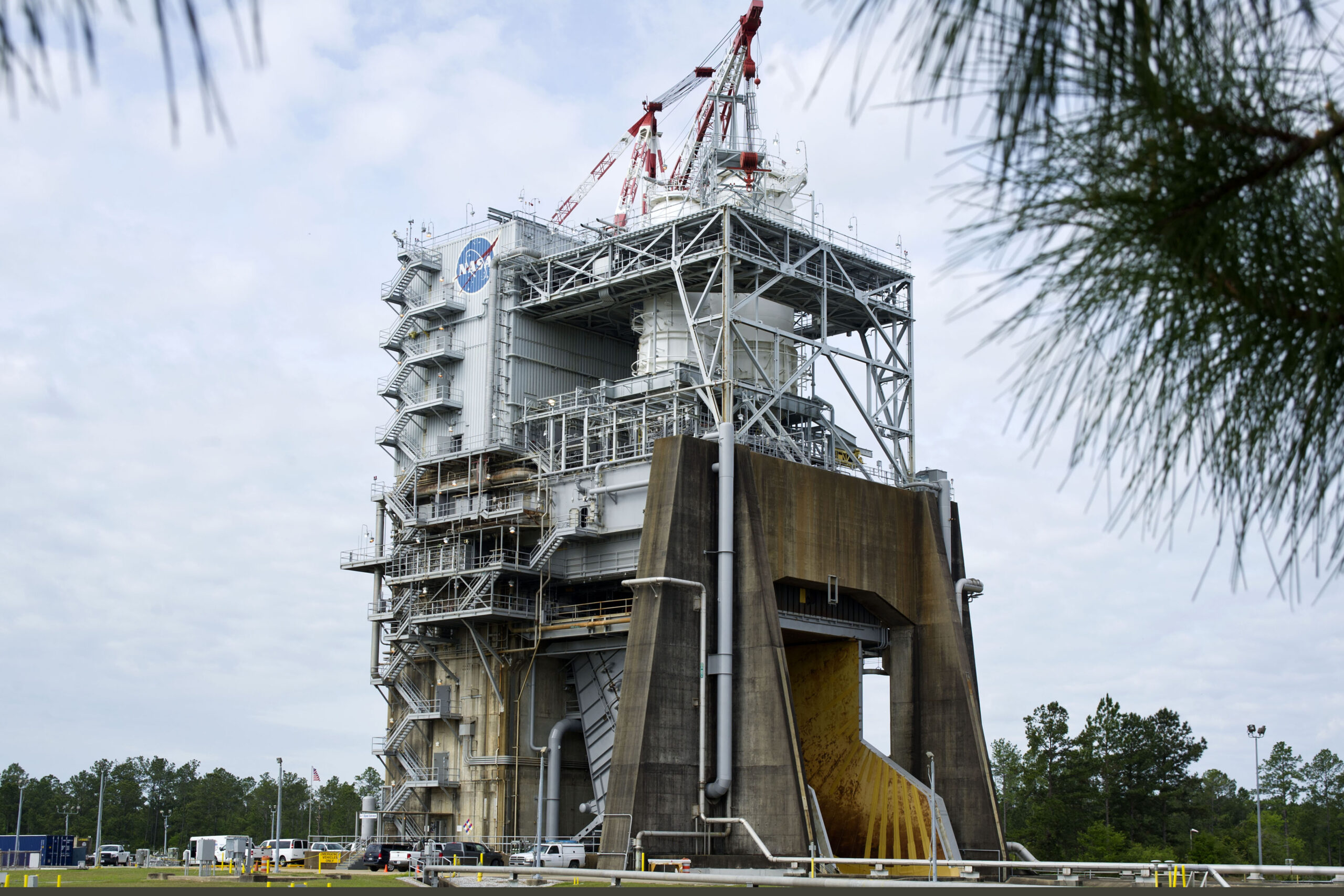 View of the Fred Haise Test Stand at NASA Stennis