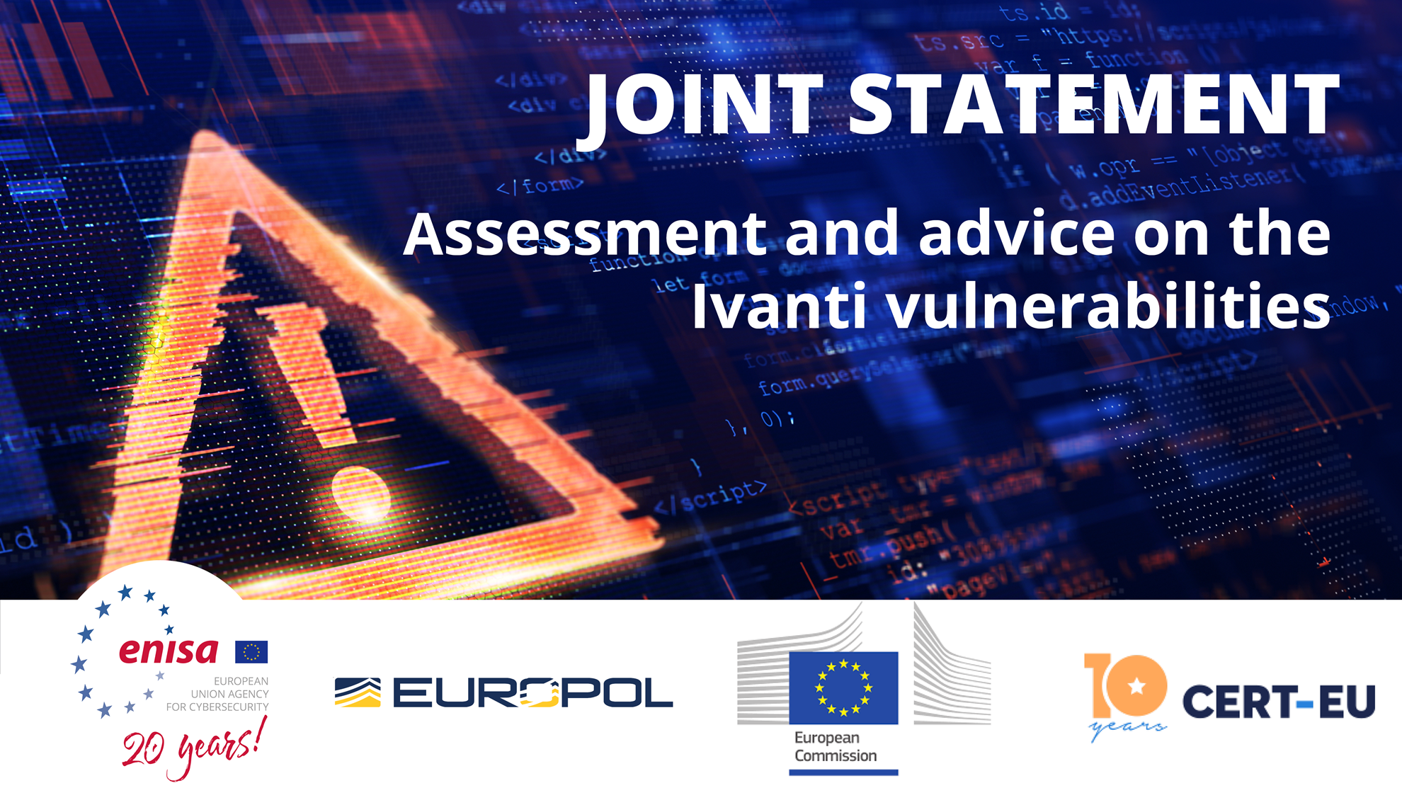 Joint Statement on Ivanti Connect Secure and Ivanti Policy Secure Vulnerabilities