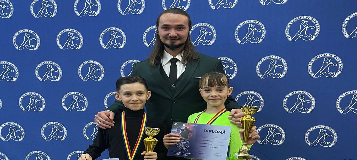 Pe ritmuri latino! Locul șase, la primul lor campionat național de dans
