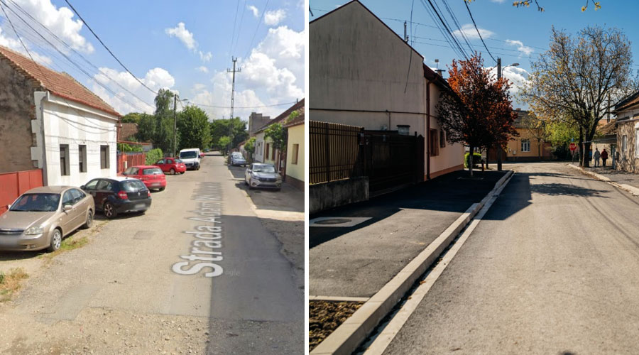 Veste bună pentru timișorenii din Ronaț! Lucrările de modernizare la strada Adam Mickiewicz au fost finalizate