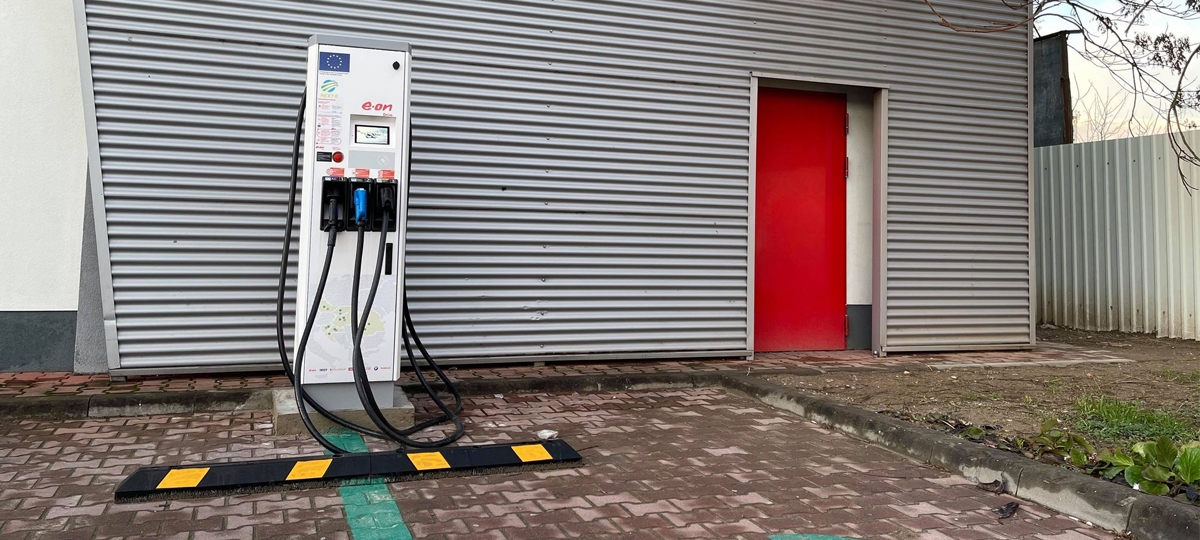 Stație de încărcare pentru mașinile electrice, la Lugoj