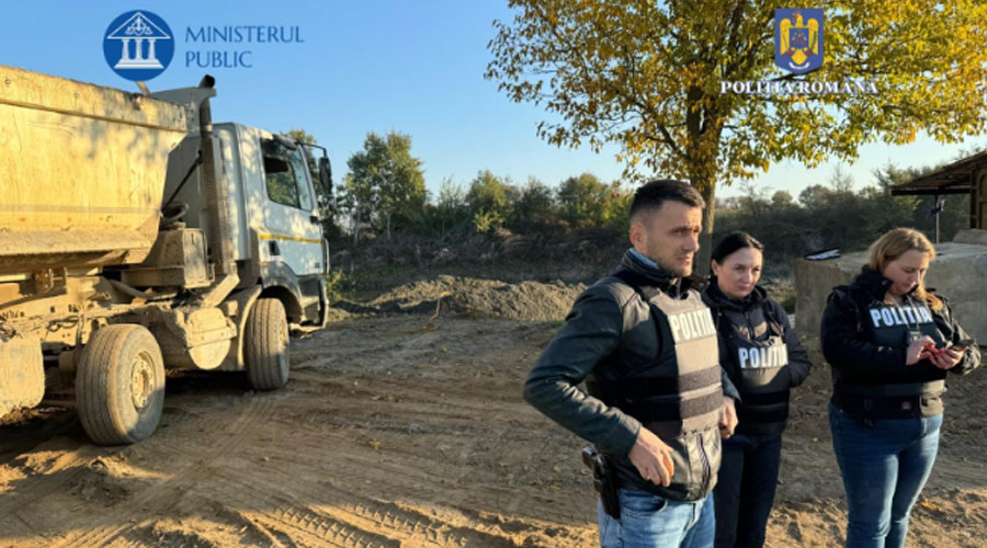 Video: Descinderi la balastiere! Anchetatorii caută probe într-un dosar de evaziune fiscală