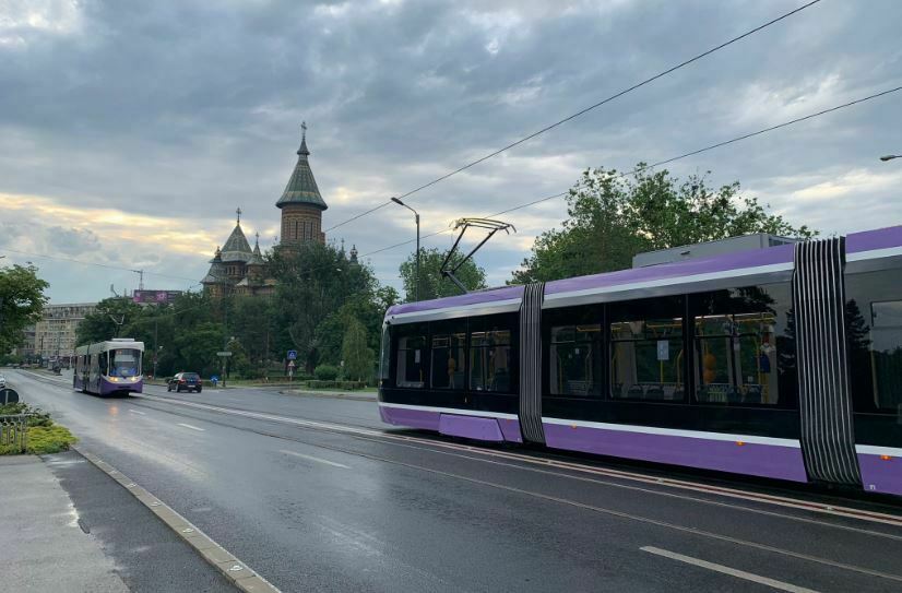 Trasee deviate ale tramvaielor, pentru o acțiune de toaletare a arborilor! STPT introduce în circulație un microbuz