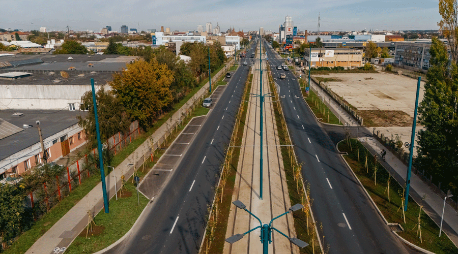 Lucrările de pe Bulevardul Stan Vidrighin sunt gata! De mâine se reia și circulația tramvaielor în zonă!