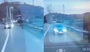 Video: A fost filmat momentul în care o mașină intră în plin, într-un microbuz cu elevi