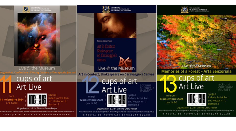 Urmează o serie de evenimente culturale, organizate de UMF! Iată ce poți face în următoarele trei zile, la Timișoara