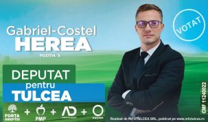 Gabriel-Costel HEREA, candidat Forța Dreptei: Reforme fiscale pentru mediul de afaceri!