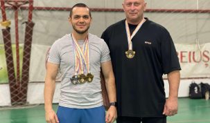Puternicii Lugojului! Ionuț Eneșca și Liviu Groza, campioni naționali la Powerlifting