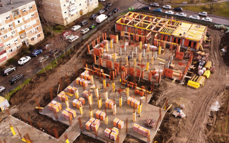 Avansează lucrările la noua creșă construită în zona Bucovina din Timișoara! Când va fi gata investiția?