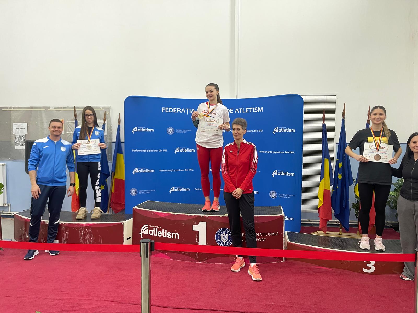Natalia Dragoș de la C.S.Ș. Lugoj, bronz și argint la finalele naționale de atletism U18