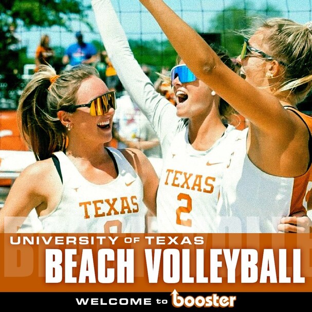 booster's Franchise Mode Launches // University of Texas Beach Volleyball Joins the Movement