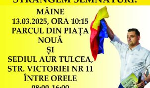 Apel AUR Tulcea: Semnează pentru George Simion!