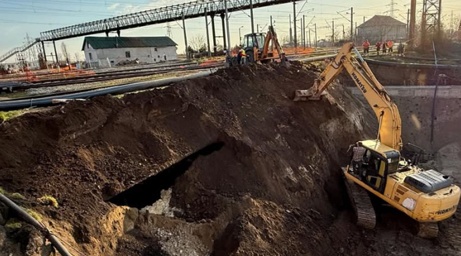 Luminița de la capătul tunelului! Cea mai complicată operațiune de la Pasajul Solventul, aproape gata! Mâine, chesonul ajunge la Calea Bogdăneștilor