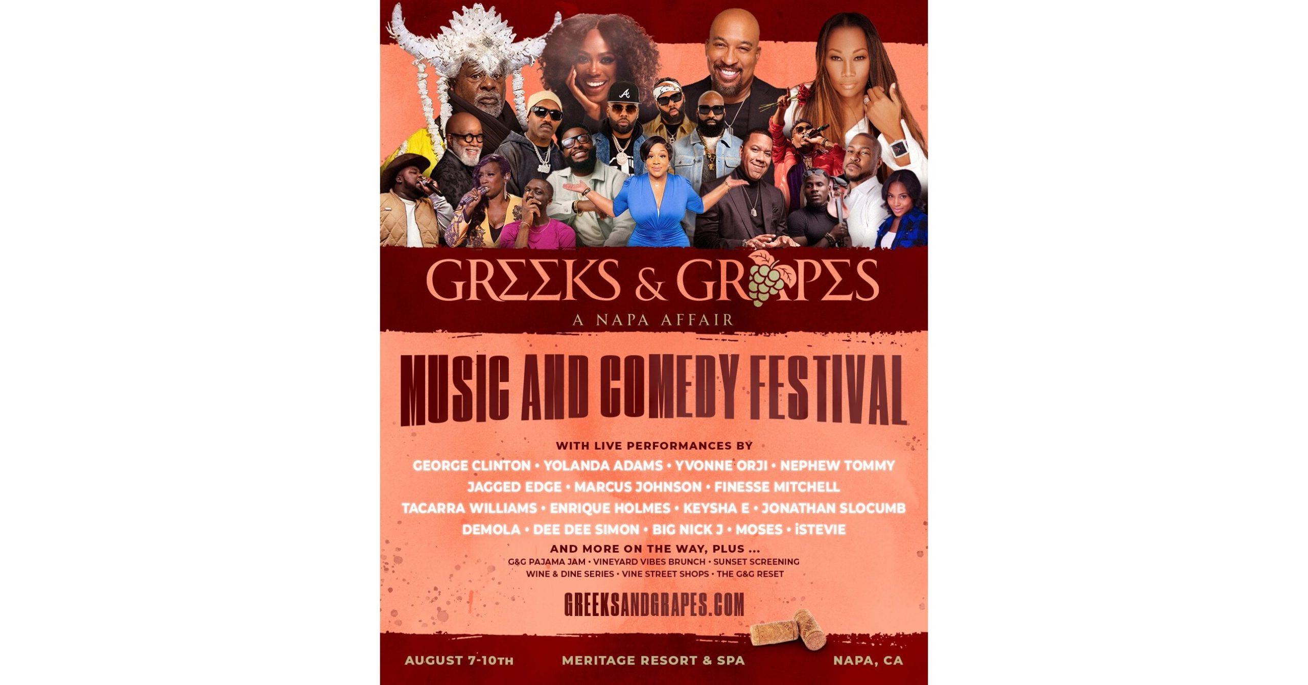 A Napa Affair" August 7-10, 2025