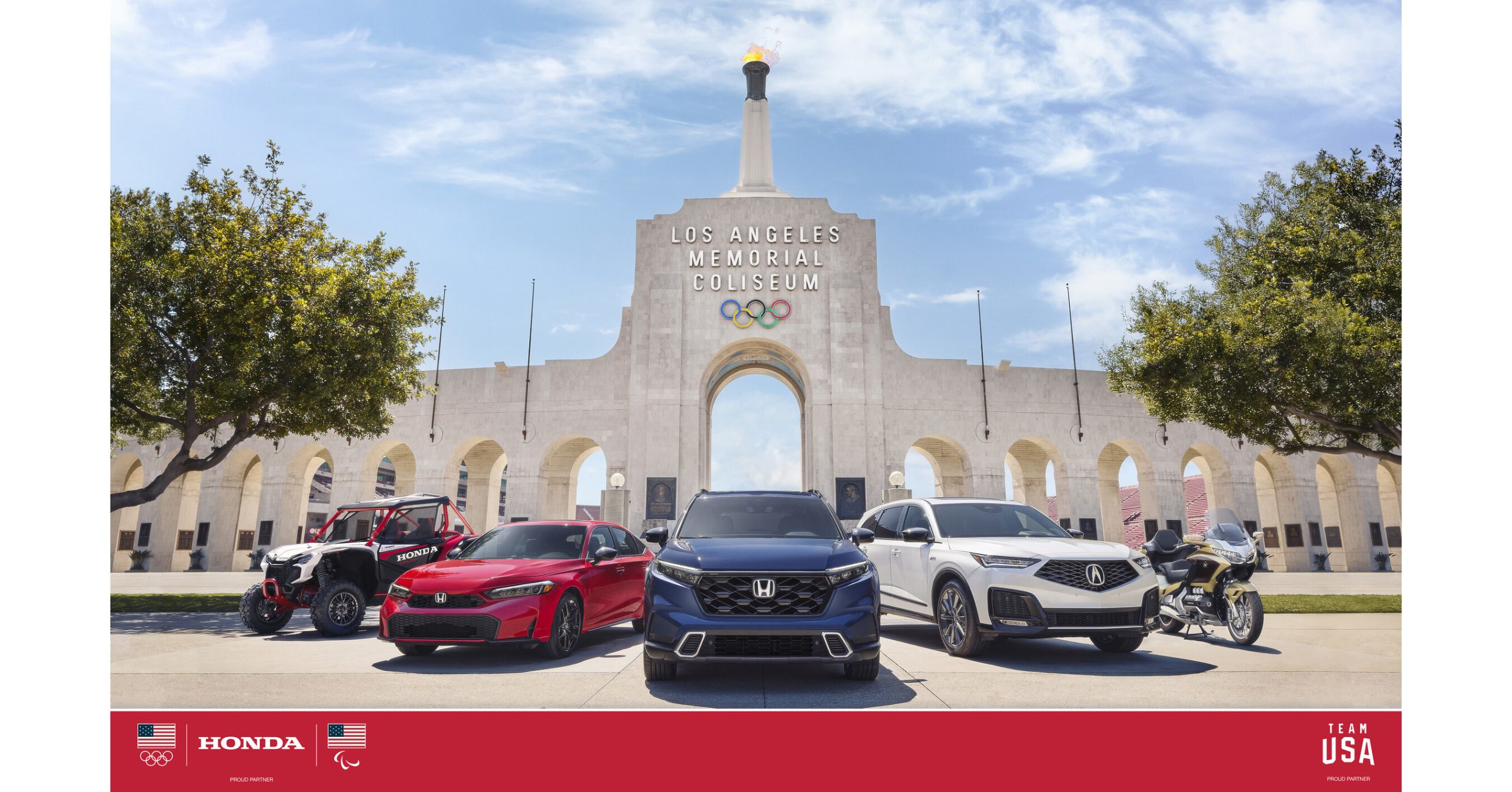 HONDA SUPPORTING THE HOME TEAM AS FOUNDING PARTNER OF LA28 OLYMPIC AND PARALYMPIC GAMES AND OFFICIAL AUTOMOTIVE PARTNER OF TEAM USA