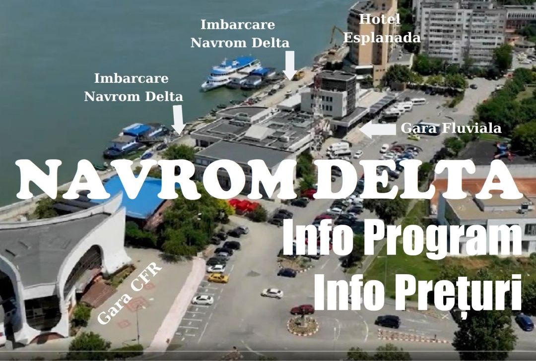 Navrom Delta trece la programul de sezon turistic din 20 iunie 2025