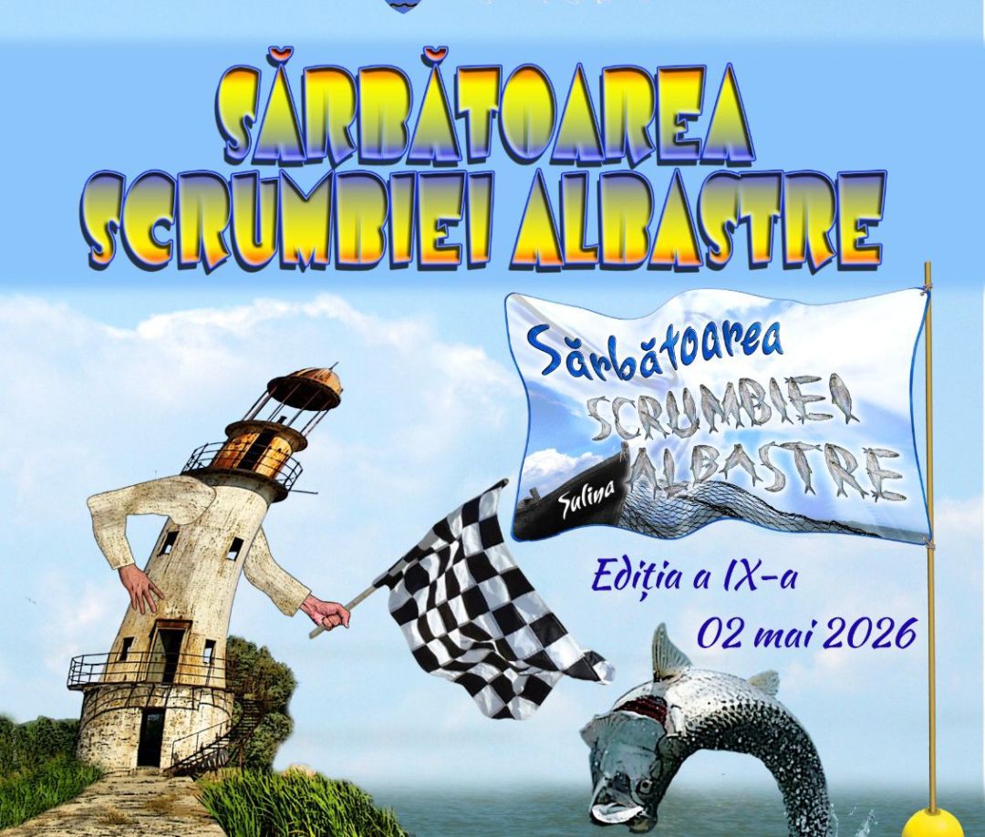 Pe 2 mai, Sulina ne invită la Sărbătoarea Scrumbiei Albastre!