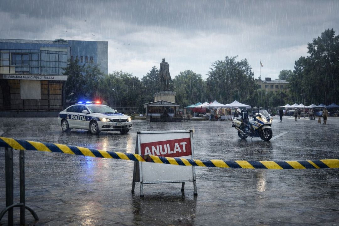 Ziua Porților Deschise a IPJ Tulcea, amânată din cauza vremii nefavorabile