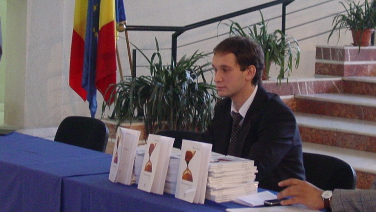 Ciprian Muntean, lansare e carte la Universitatea Europeană Drăgan, 3 decembrie 2009.