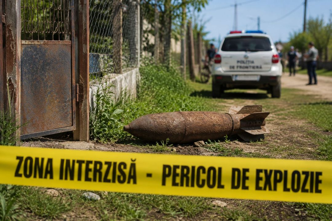 Ultima ora: Proiectil exploziv descoperit la Pardina!