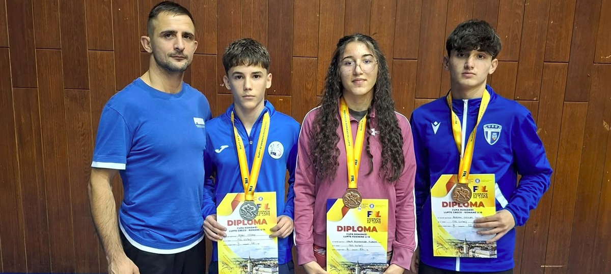 [FOTO] Noua generație de luptători lugojeni cucerește podiumul național