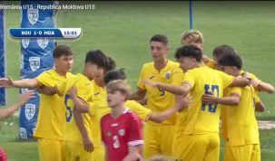 Lugojeanul Maximilian Anghel, căpitan al naționalei de fotbal a României U15