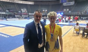Performanță balcanică! Lugojeanul Zeno Kiss, dublu medaliat la Campionatele de Gimnastică